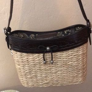 Brighton straw purse